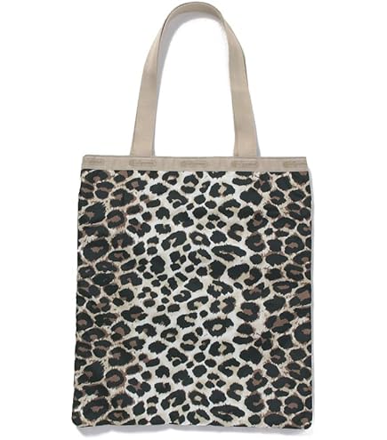 Amazon.co.jp: ミュベール レスポートサック コラボ 豹柄 トート 約 横